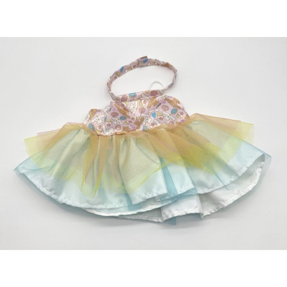 Build A Bear Sanrio Mocha Halter Top Spring Tulle Dress Cinnamoroll & Milk